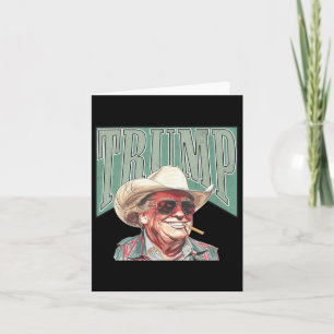 Western Make America Great Trump Daddy Card