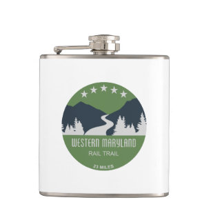 Western Maryland Rail Trail Hip Flask