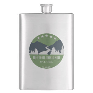Western Maryland Rail Trail Hip Flask
