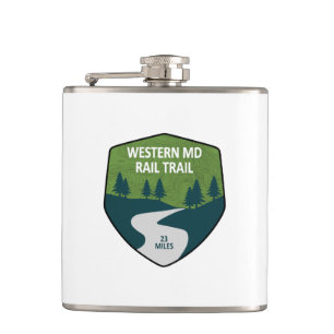 Western Maryland Rail Trail Hip Flask