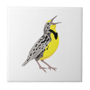 Western Meadowlark Tile