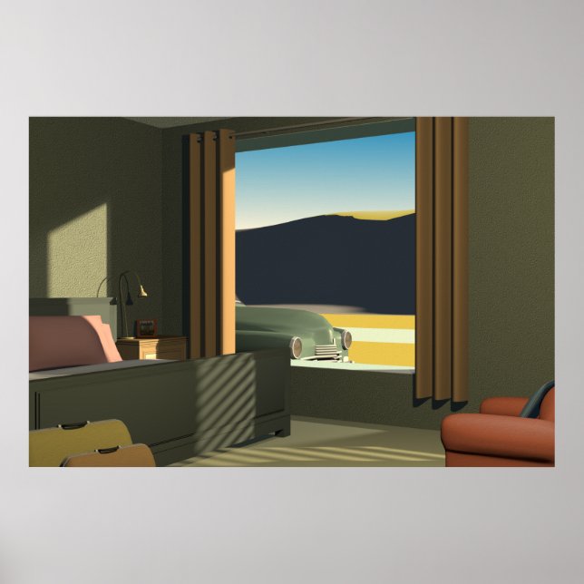 Western Motel Poster (Front)