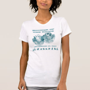 Western Mother of the Bride Wedding Party T-Shirts