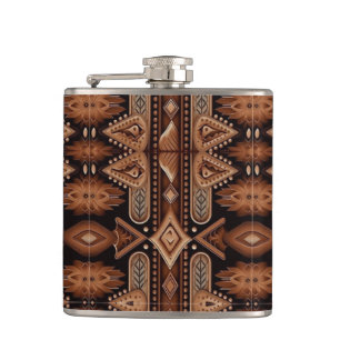 WESTERN MOTIF Flask