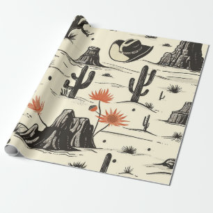 Western Mountain Wrapping Paper