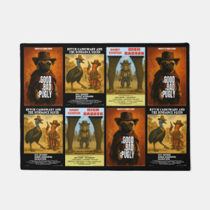 Western Movie Poster Parody Doormat