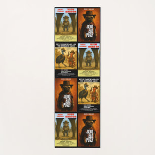 Western Movie Poster Parody Yoga Mat