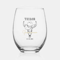 Western Old Frontier Cowboy Personalized Groomsmen