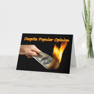 "Western Opinion..." Custom Greeting Card