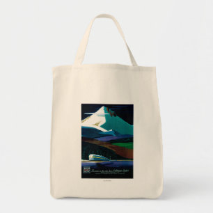 Western Pacific California Zephyr Vintage Poster Tote Bag