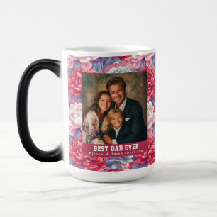 Western Peonies Bouquet Dog Dad Day Coffee Mug