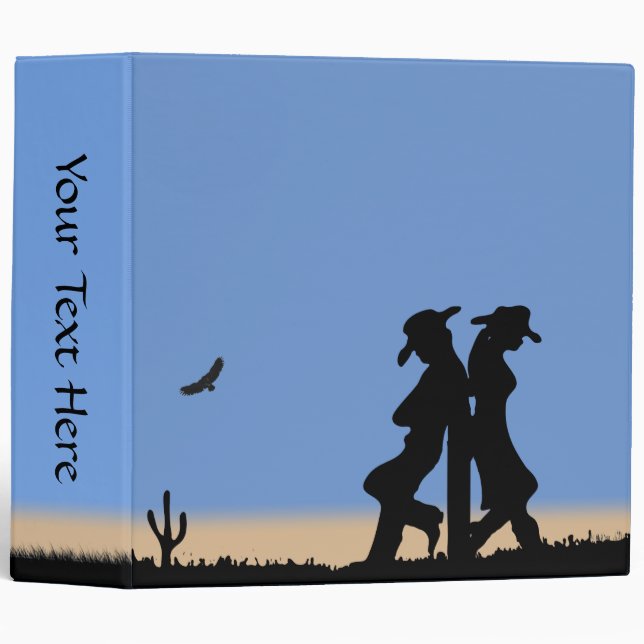 Western Personalized Binder (Front/Spine)