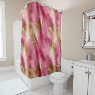 Western Pink Gold Cowgirl Cowhide