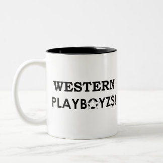 WESTERN PLAYBOIZ / JMT SKATERBOARDS / IPIX Two-Tone COFFEE MUG