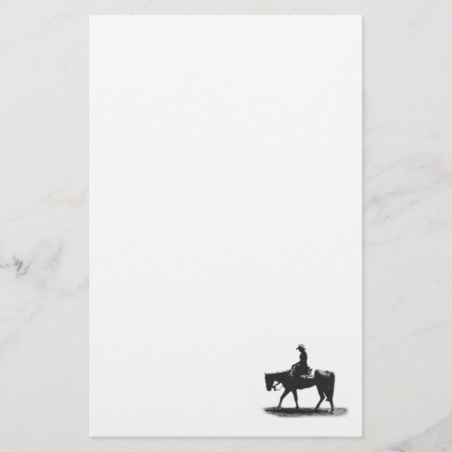 Western Pleasure stationery (Front)