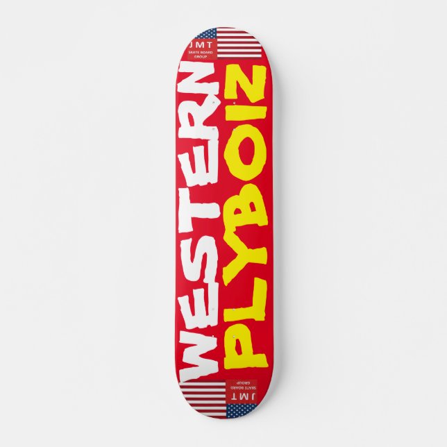 WESTERN PLYBOIZ JMT USA Skateboard (Devant)