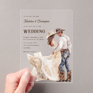 Western Ranch Faire-part de mariage