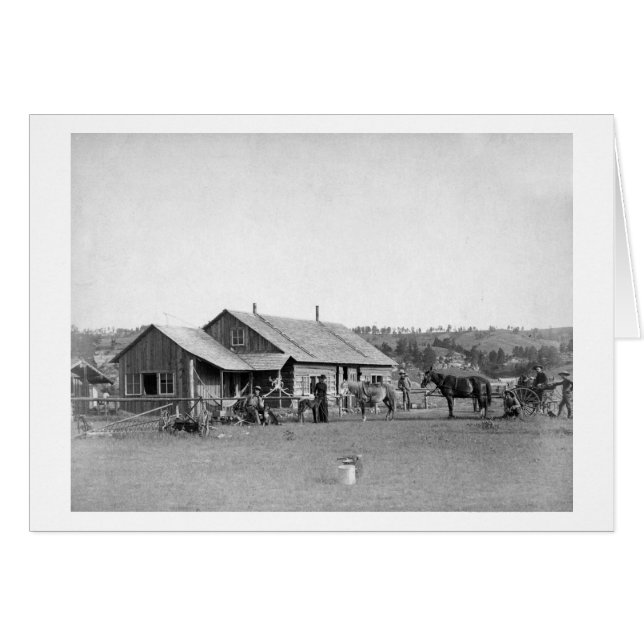 Western Ranch House in South Dakota Photograph (Front Horizontal)