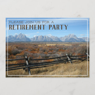 Western Ranch Retirement Party Invitation