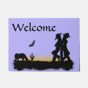 Western Range Dusk Doormat