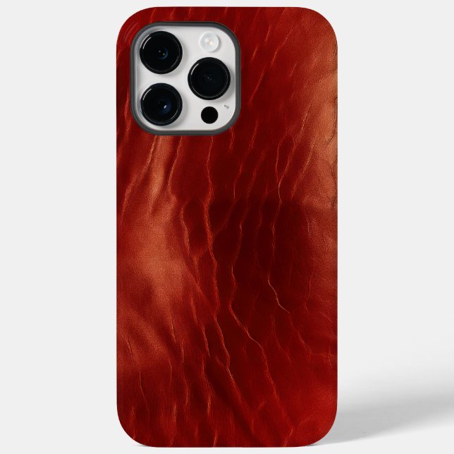 Western Red Cowhide Case-Mate iPhone Case (Back)