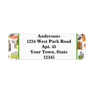 Western Return Address Label