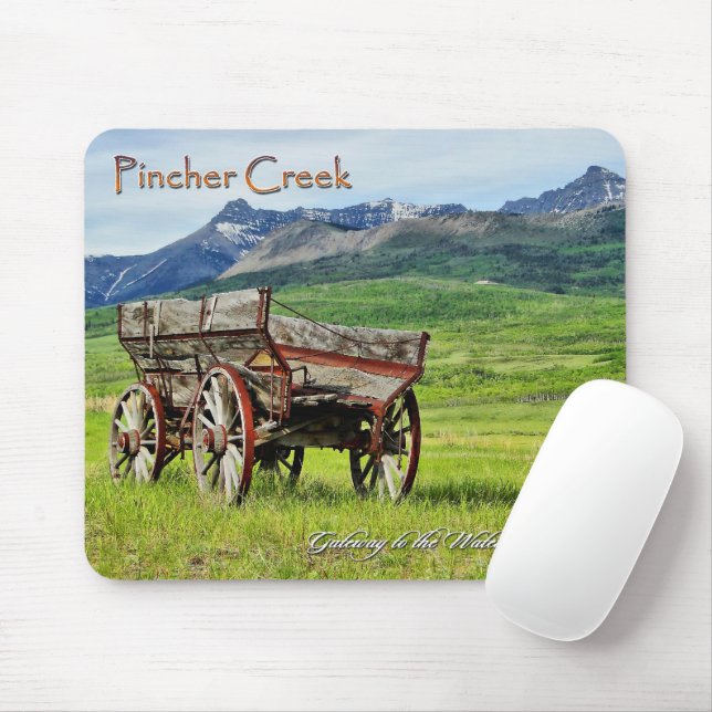 Western Rocky Mountain Landscape Mouse Pad (With Mouse)