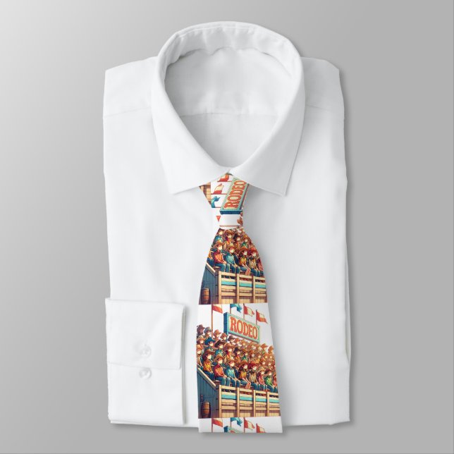 Western Rodeo Arena Grandstands Tie (Tied)