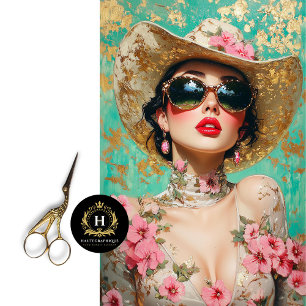 Western Rodeo Chic Decoupage Tissue Paper