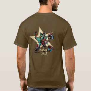 Western Rodeo Cowboy T-Shirt Rodeo Dad
