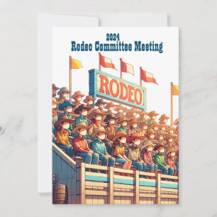 Western Rodeo  Custom Invitation