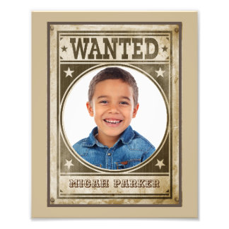 Western Rodeo Wanted Poster Photo