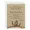 Western Rope and Horse Shoes Wedding