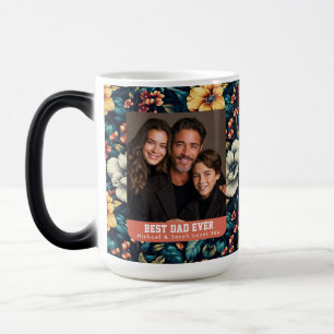 Western Rose Bouquet Big Dad Birthday Travel Tea Magic Mug