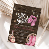 Western Rustic 30th, 40th Cowgirl Birthday 