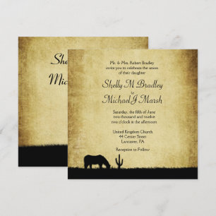 Western Rustic Faire-part de mariage