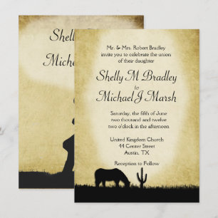 Western Rustic Wedding Invitation