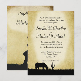 Western Rustic Wedding Invitation
