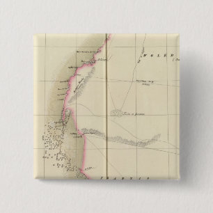 Western Sahara, Africa 12 2 Inch Square Button