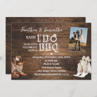 Western Said I do BBQ Elopement after Wedding
