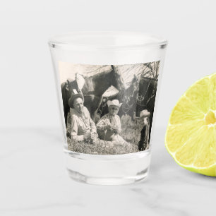 Western Salt Grass Trail Ride Lunch Stop Shot Glass