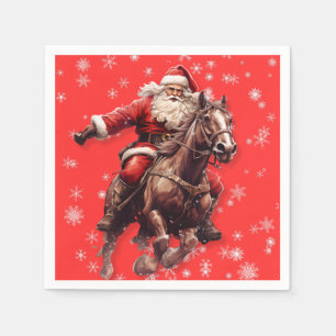 Western Santa Paper Napkins