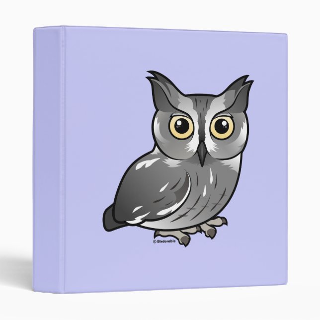 Western Screech Owl Binder (Front/Spine)