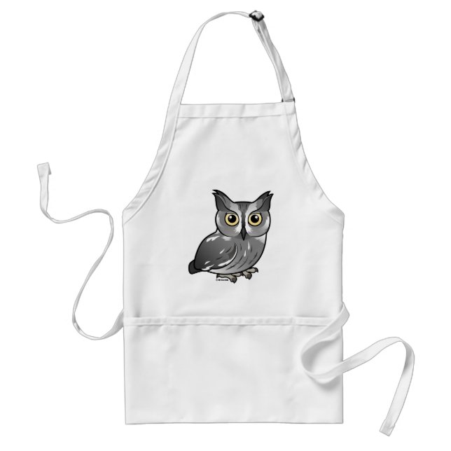 Western Screech Owl Standard Apron (Front)