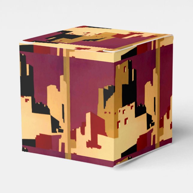 Western Southwest Pueblo WPA National Favor Box (Front Side)