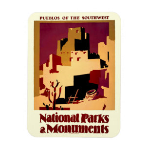Western Southwest Pueblo WPA National Magnet