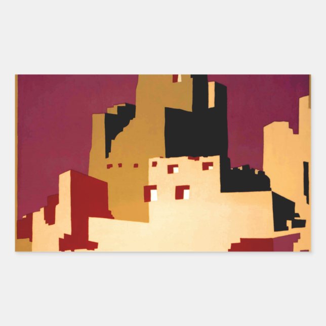 Western Southwest Pueblo WPA National Sticker (Front)