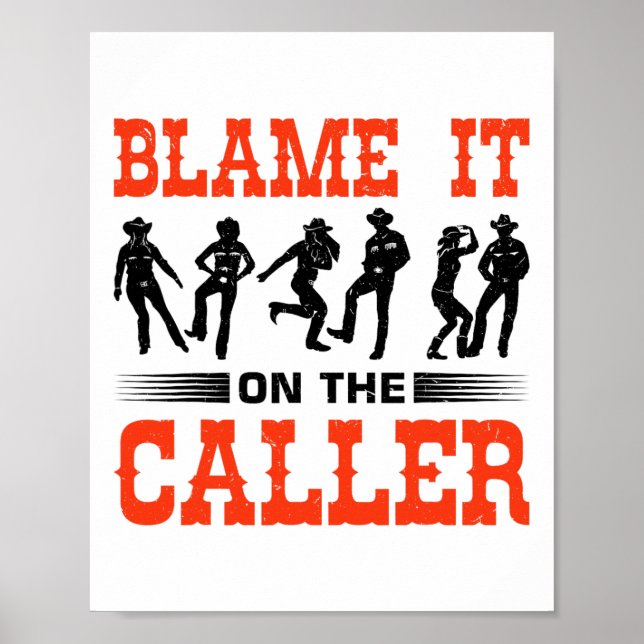 Western Square Dancing Design For A Square Dancer  Poster (Front)
