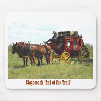 Western Stagecoach Mouse Pad