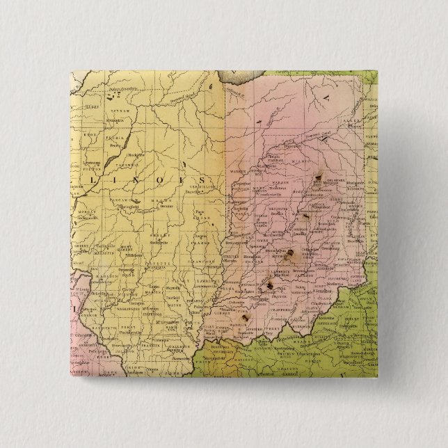 Western States 2 Inch Square Button (Front)